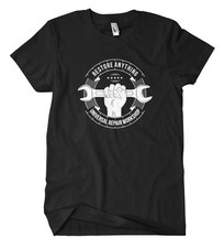 Restore anything T-Shirt Werkstatt Basteln Tuning Oldtimer Simson Auto Motorad 