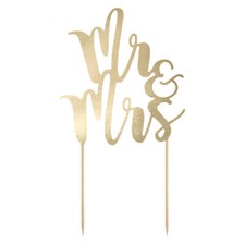 Tortendekoration 'Mr & Mrs'