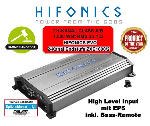 Hifonics zxe1000 kanal - hifonics, 2-kanal
