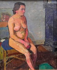 Gemälde: Sitzender Akt