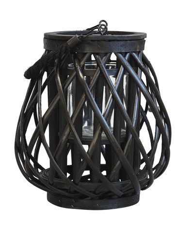 Lampe laterne geflochten - lampe,