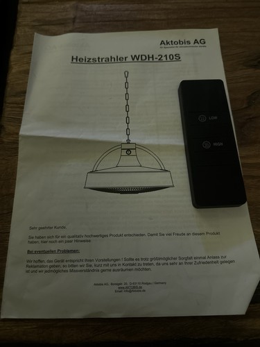 Aktobis heizstrahler wdh 210 - aktobis, wdh-210