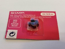 1x SHARP Inkroller Tintenrolle ROT Sharp EA-781R-rd