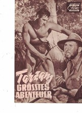 TARZANs größtes Abenteuer Gordon Scott Sean Connery Fimprogramm Klemmer selten
