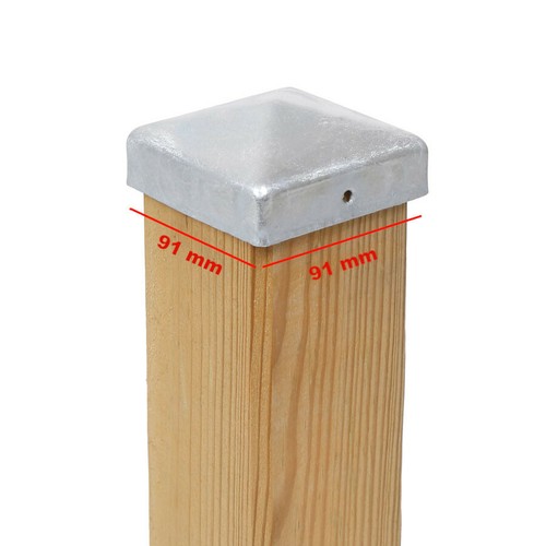 Pfostenkappe pyramide 91x91 - pfostenkappe,