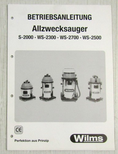 Wilms allzwecksauger s2000 - allzwecksauger,