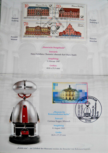 Historische postgebäude auf - historische,