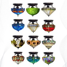 Tiffany Stil Deckenlampe 16