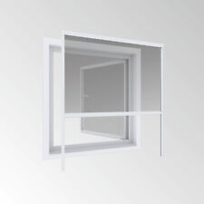 Fliegengitter Insektenschutz Rollo Fenster Netz PVC 130x160cm Weiß