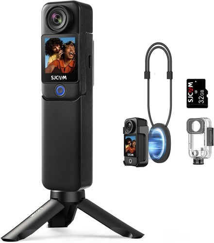 Action camera 20mp dual - camera,