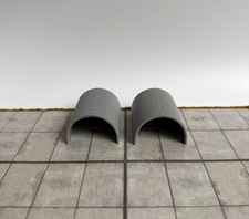 für Herpa Wings 1:500 / 1:400 2x Hangar Militär miliary /Airport accessoires