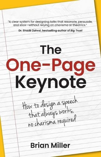 The one page keynote how - one-page, keynote: