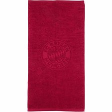 FC Bayern München Badetuch Bordeaux Handtuch Duschtuch 90x180 FCB Fanartikel rot