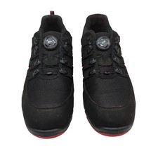 ELTEN Sicherheitsschuhe MADDOX BOA black-red Low ESD S3, Herren, Textil Gr: 45
