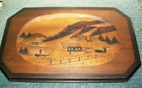 Holz bild bauernhaus mit - holz,