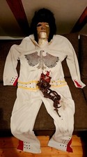 Elvis Presley Zombie Kostüm XL Perücke Gedärme Unikat Cosplay Halloween Larp