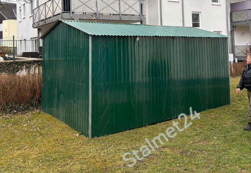 Blechgarage 3x4x2 55m - blechgarage, 3x4x2,55m