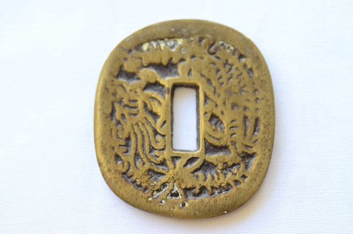 Japanische tsuba akita münze - tsuba,