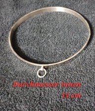 Edelstahl halsreif mit ring - halsreif,