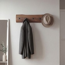 Wandgarderobe Treibholz Natur
