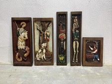 Konvolut Holzrelief Relief