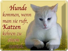 Blechschild 30x40 cm Hunde