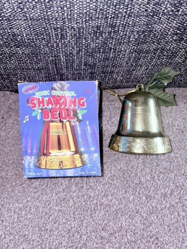 Vintage weihnachtsglocke mit - vintage,