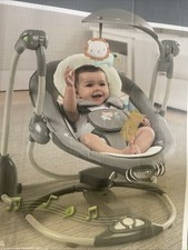 Ingenuity ConvertMe Swing-2-Seat 2in1 Baby Wippe und Sitz Vibration, Musik d4