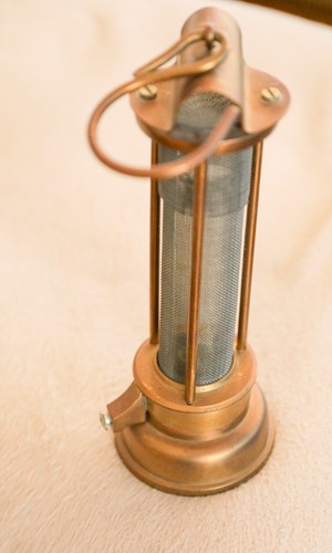 Messing petroleumlampe - messing,