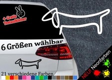 Dackel Aufkleber Sticker Hund Haustier Puppy Dog Love Wienerd JDM Vinyl Decal