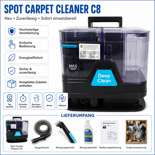 Spot carpet cleaner - cleaner, c8