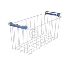 Drahtkorb weiß mit Griffen