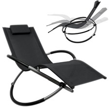 B Ware / Schaukelliege faltbar Gartenliege Sonnenliege Liegestuhl Relaxliege 3