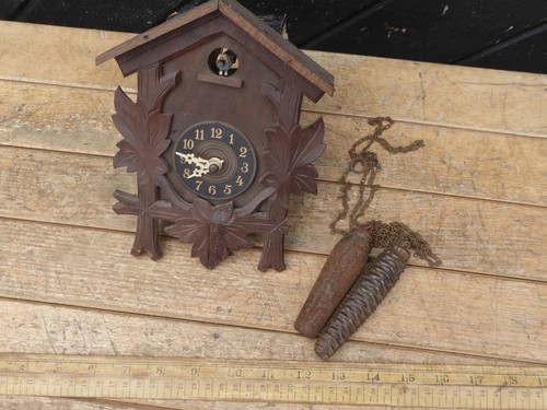 Vintage kuckucksuhr - kuckucksuhr,