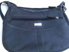 Handtasche von Dennis Parrot/schwarz/viele Fächer