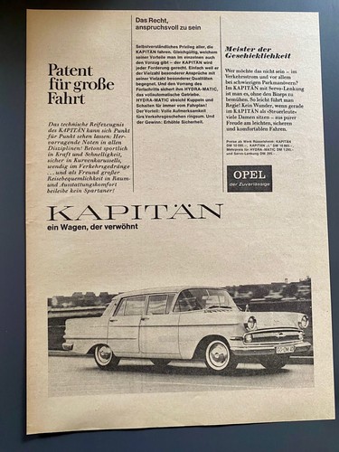 1963 opel kapitän - 1963,