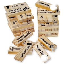 Stapeln Block Wackelturm