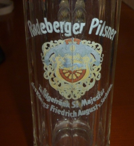 Altes bierglas radeberger - altes,