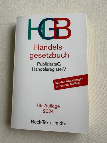 Handelsgesetzbuch - , (hgb)