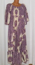 Kasturi   Damen Maxikleid  ?  Gr. S  mehrfarbig  Vintage Silk