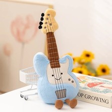 35cm Plüschtier Rassel Gitarre Bass Stofftier Spielzeug Geschenkidee Dekoidee
