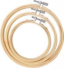 Bambus Stickrahmen 3 Stück