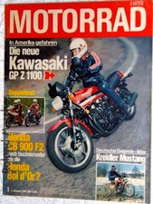 MOTORRAD 1-81+KAWASAKI GP Z 1100+HONDA CB 900 F/F2+KREIDLER MUSTANG 80+YAMAHA
