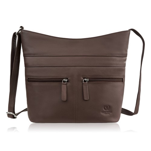 Damen leder umhängetasche - leder,