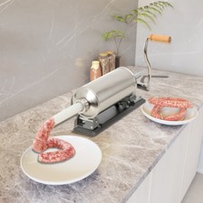 3L Wurstfüllmaschine Manuell Wurstfüller Wurstspritze Wurstpresse + 4 Füllrohre