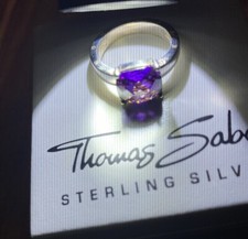 Thomas Sabo Ring Amethyst Lila  925er Silber