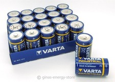 20 x Varta Industrial Mono D