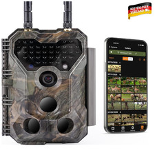 Wildkamera 64MP 50m Reichweite