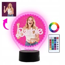 3D LED Lampe Barbie mit Foto &