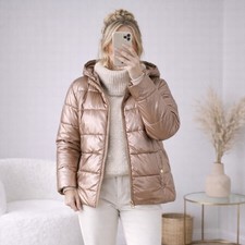 Rosègoldene Winterjacke ♡